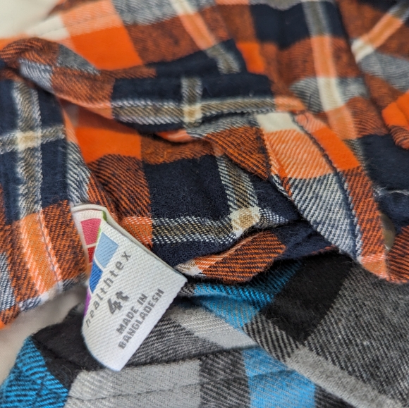 Kids flannel button down & pearl snap shirts - Picture 7 of 8